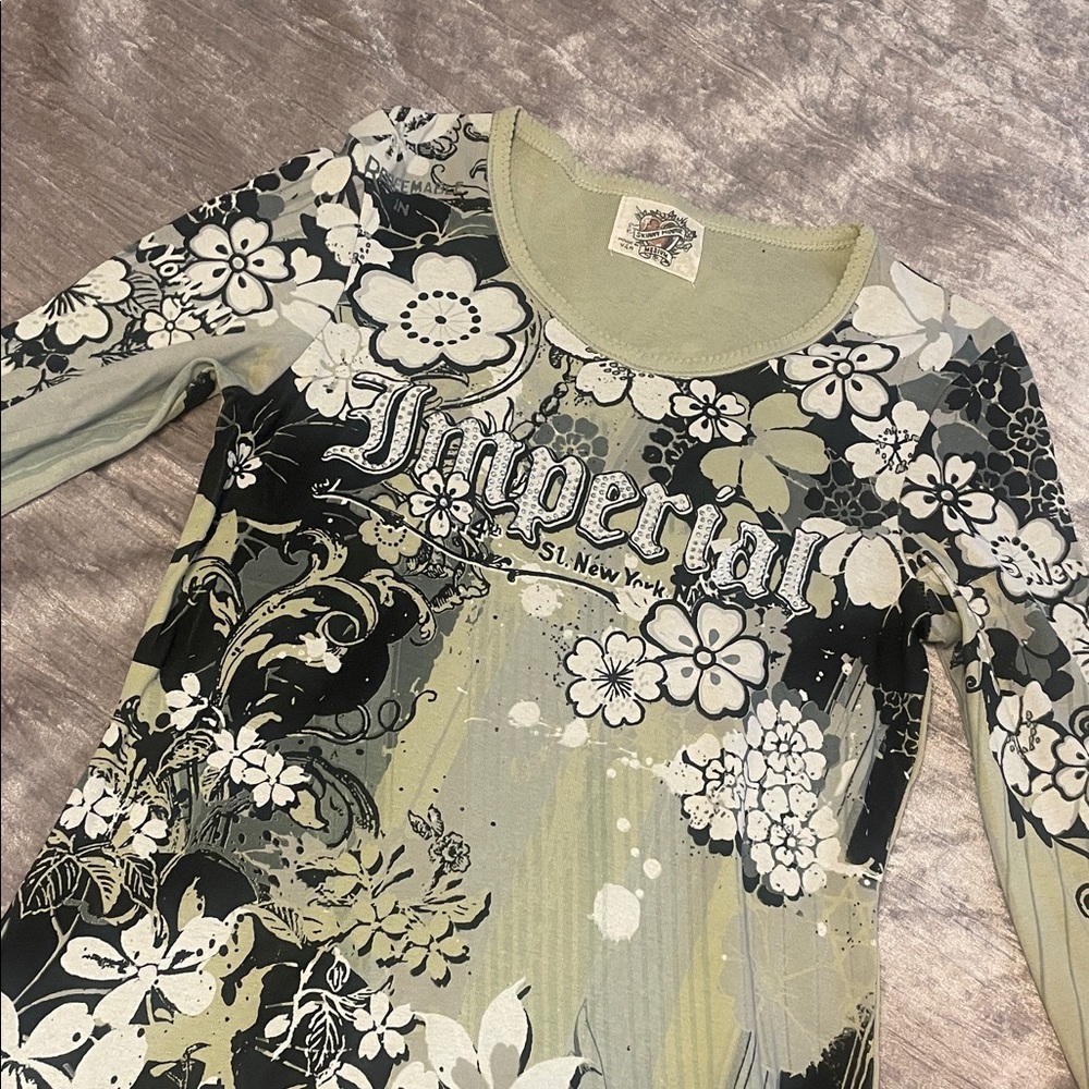 Y2k light green M shirt